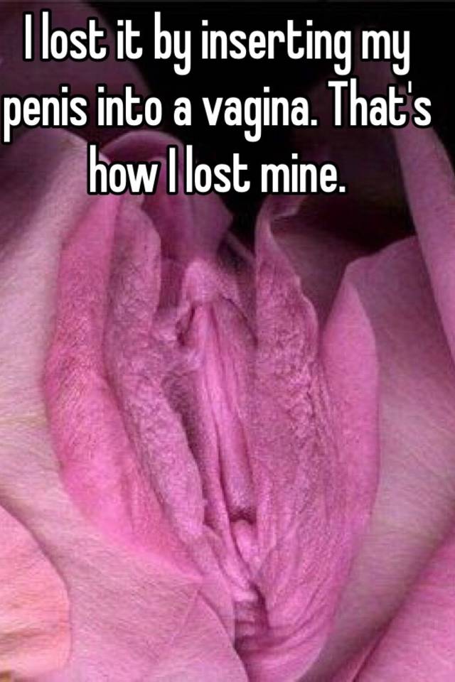 into inserting vagina penis
